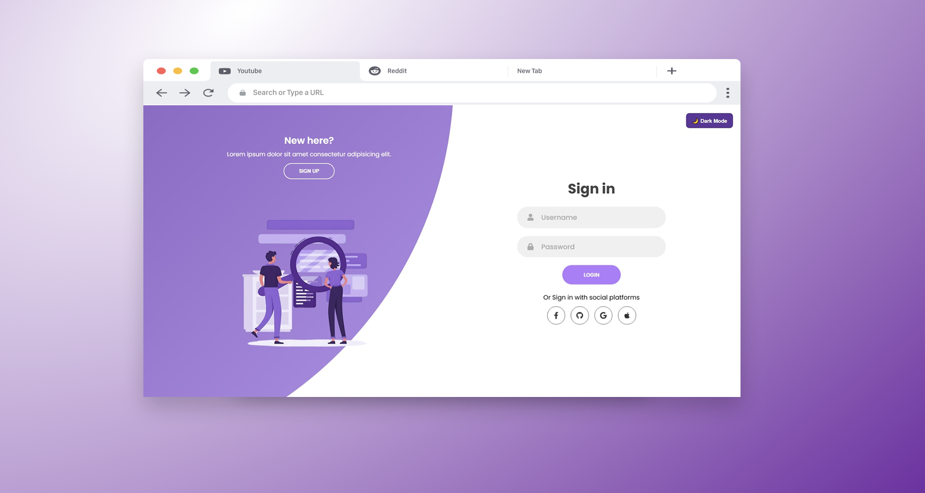 Login-SignUp Template